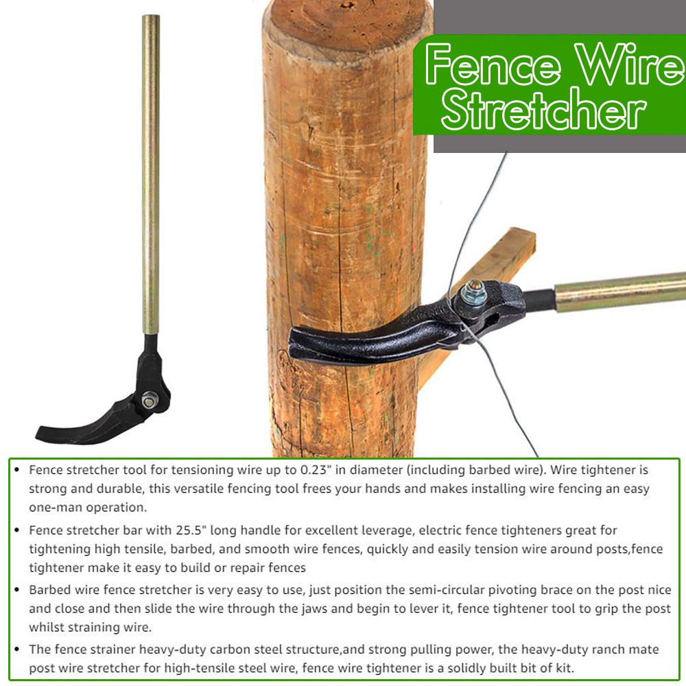 Fence Wire Stretcher Barbed Wi - Gardening Tools Sale avis et prix