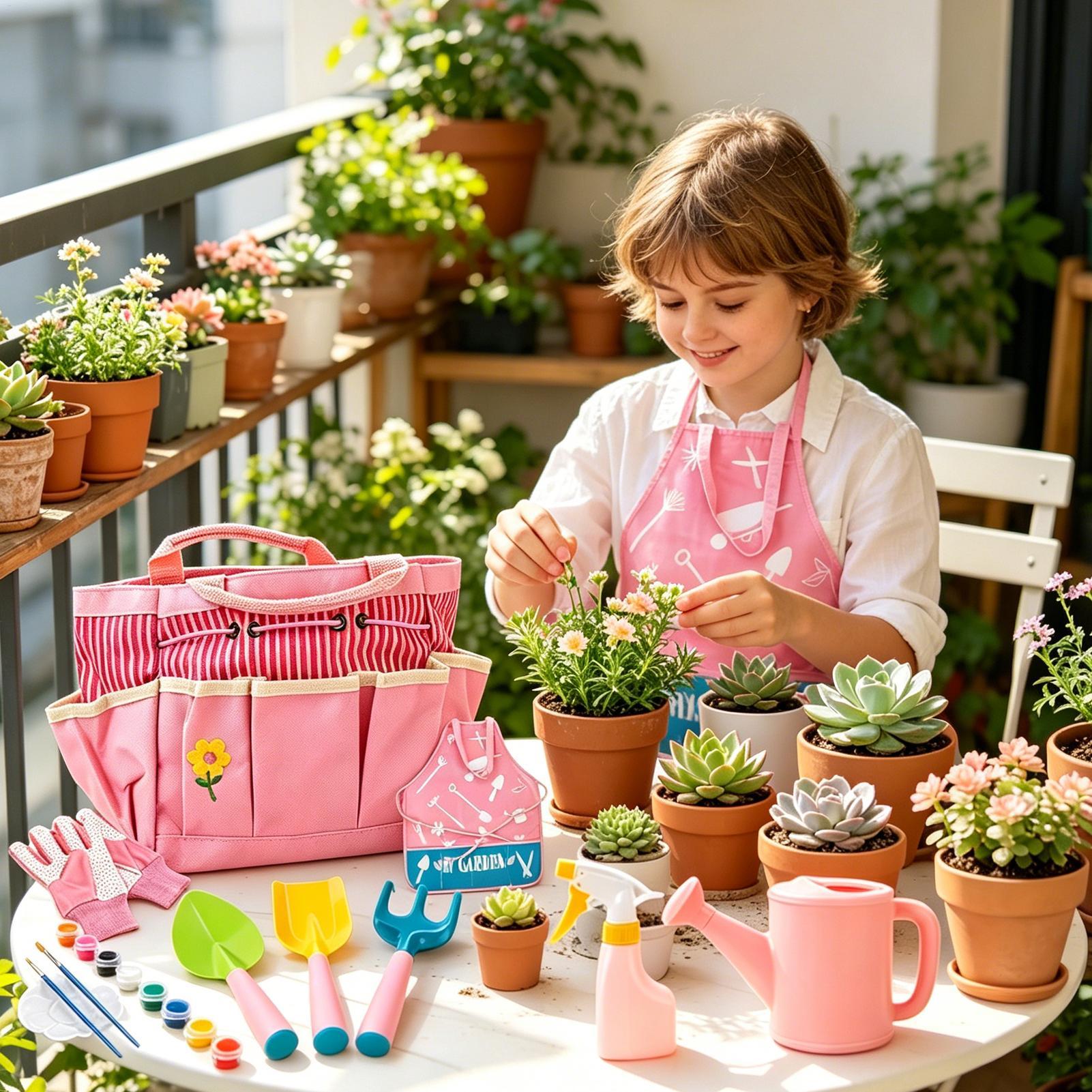 Kids Gardening Kit Watering Ca - Gardening Tools Kit For Kids avis et prix