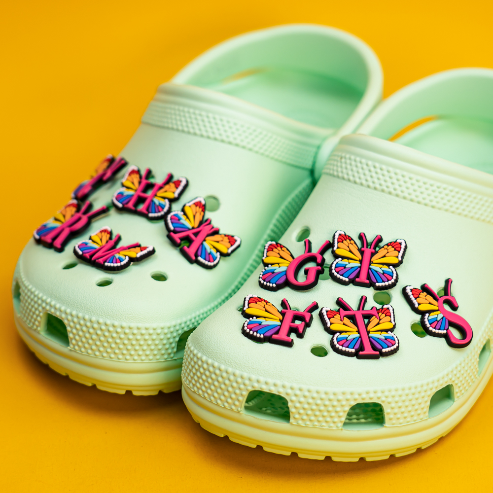 1pcs Colourful butterfly Shoe  - Gardening Tools Pink avis et prix