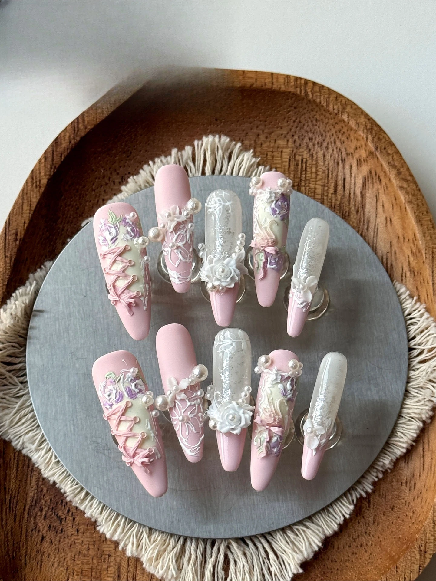 Nail Art Wearing Nail Three-di - Gardening Tools Pink avis et prix