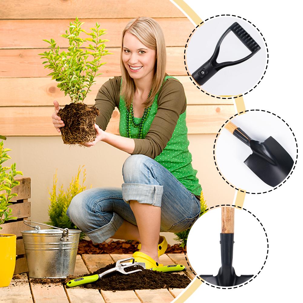 36cm Garden Shovel WIth Wooden - Gardening Tools Kit For Kids avis et prix