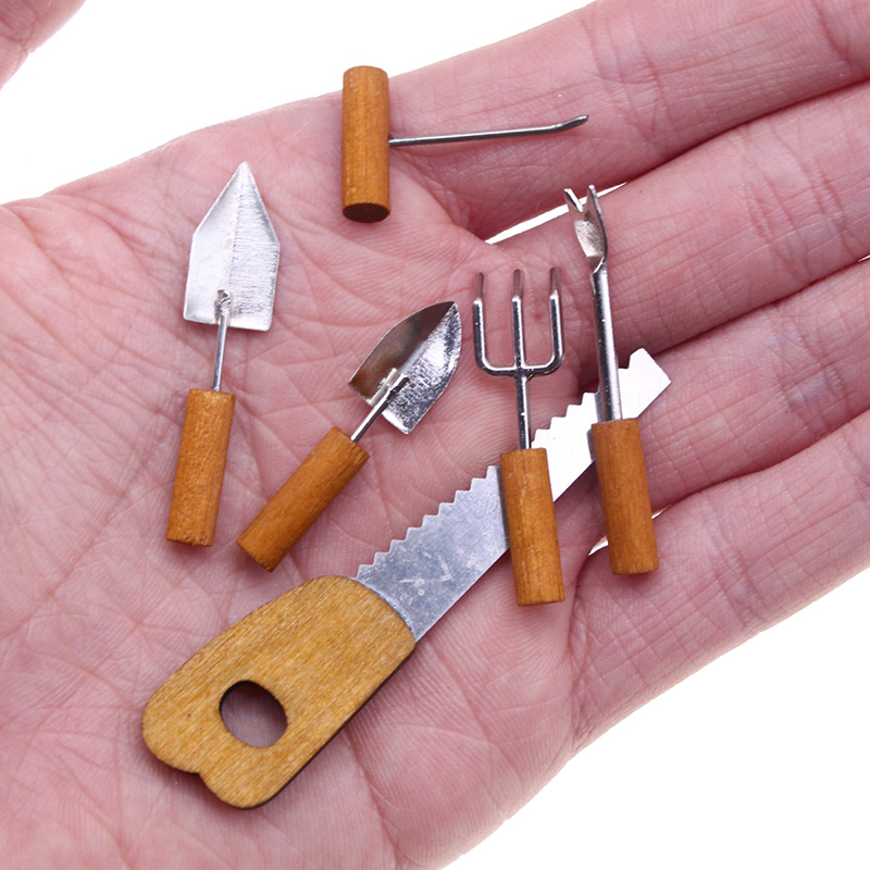 6Pcs/set Dollhouse Miniature S - Gardening Tools Kids avis et prix