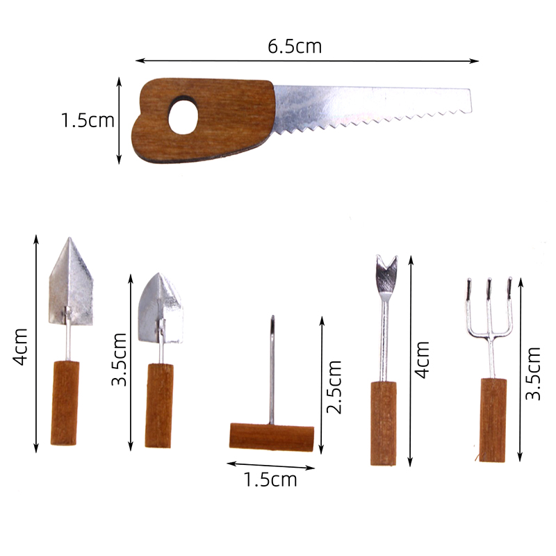 6Pcs/set Dollhouse Miniature S - Gardening Tools Kids avis et prix
