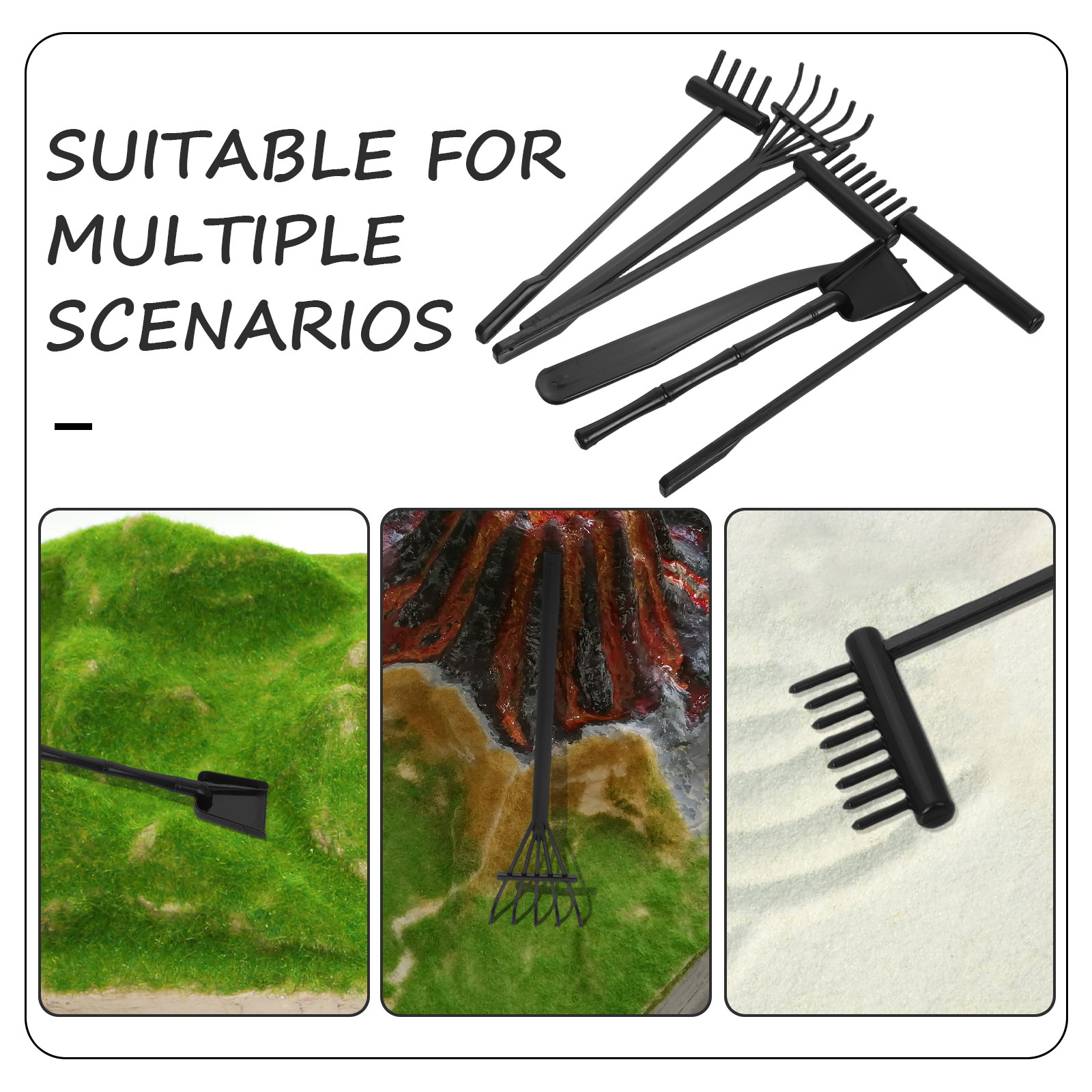 6Pcs Mini Sand Rake Tools Plas - Zen Gardening Tools avis et prix