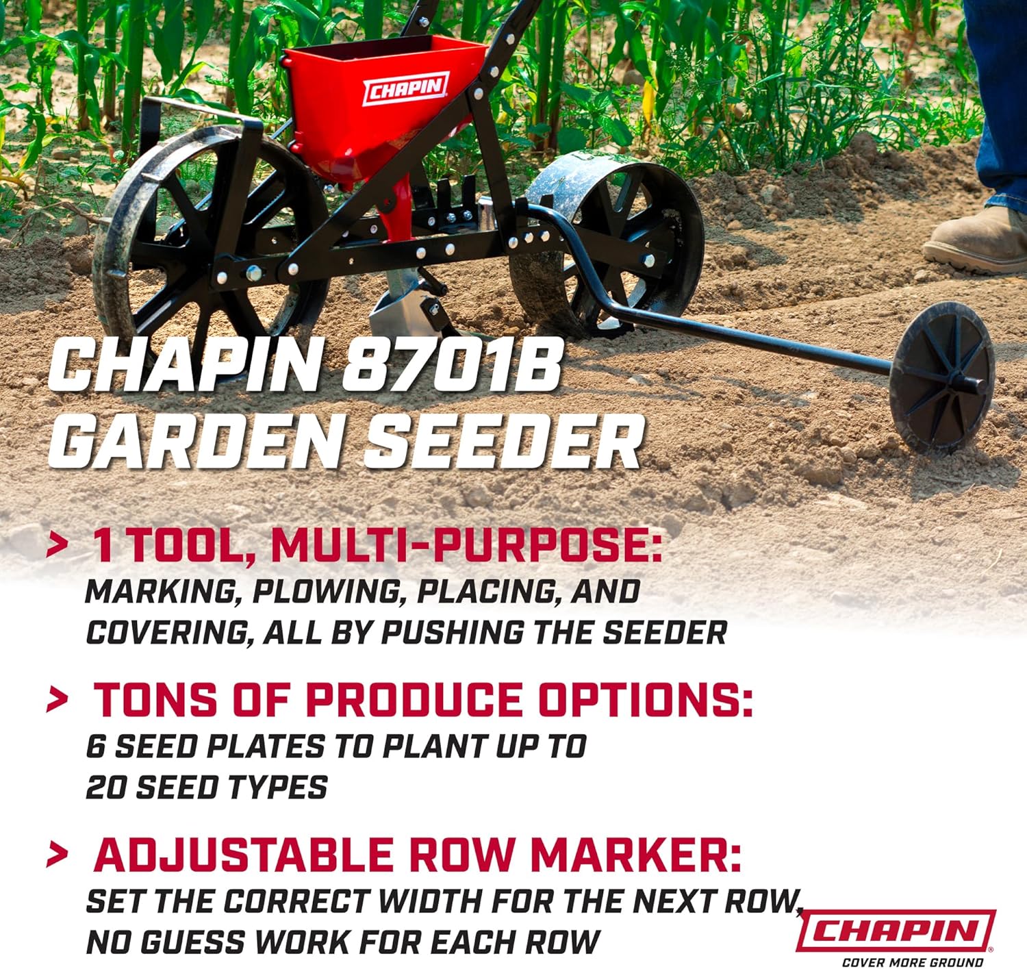 Chapin 8701B Garden Push Seede - Garden Row Marker avis et prix