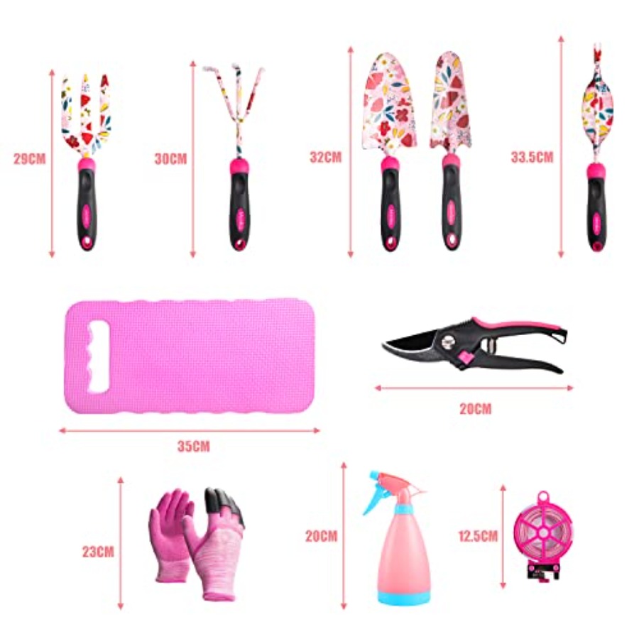 20-Piece Gardening Tool Set fo - Gardening Tools Pink avis et prix