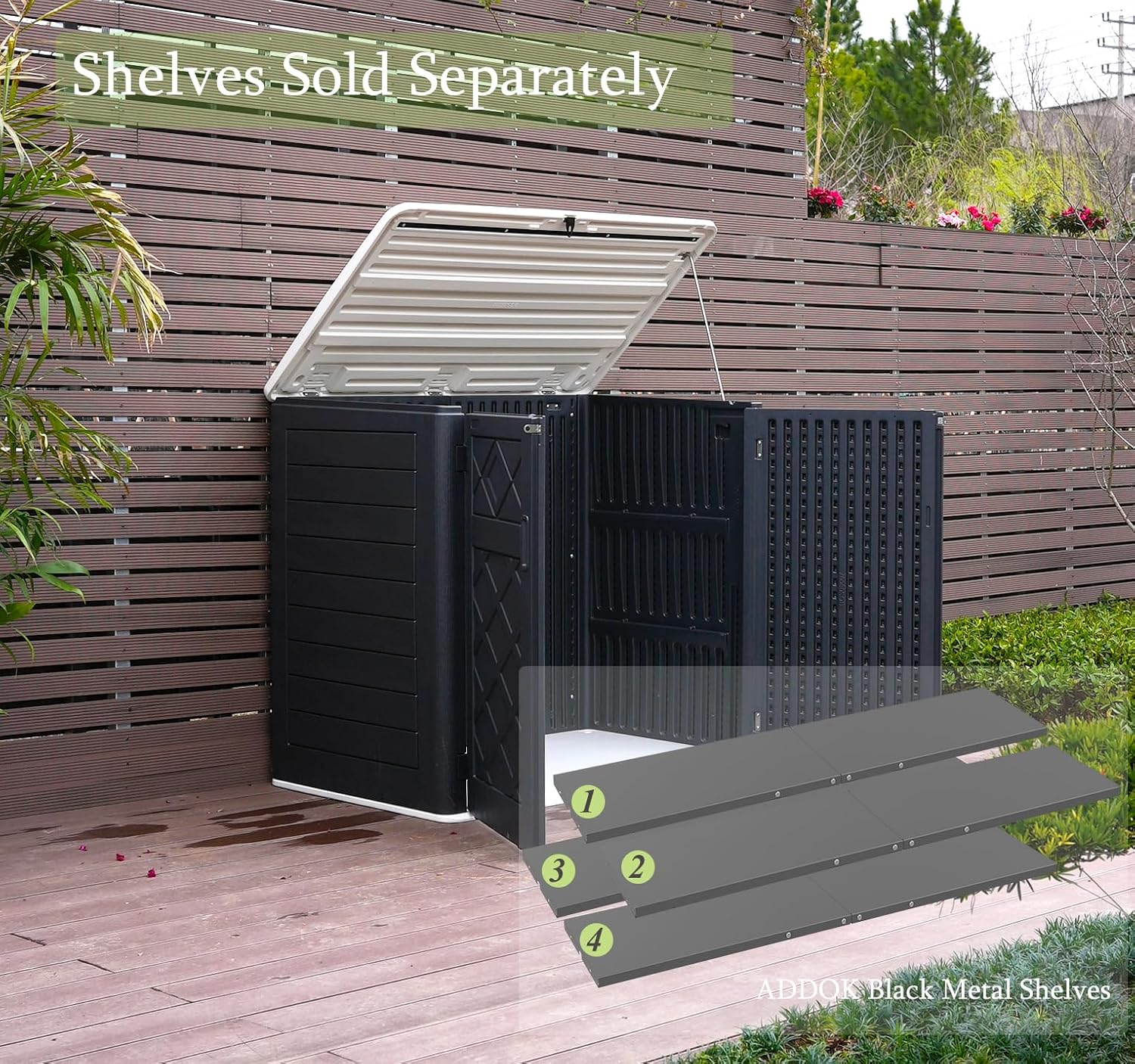 Weather-Resistant Horizontal O - Gardening Tools Storage avis et prix