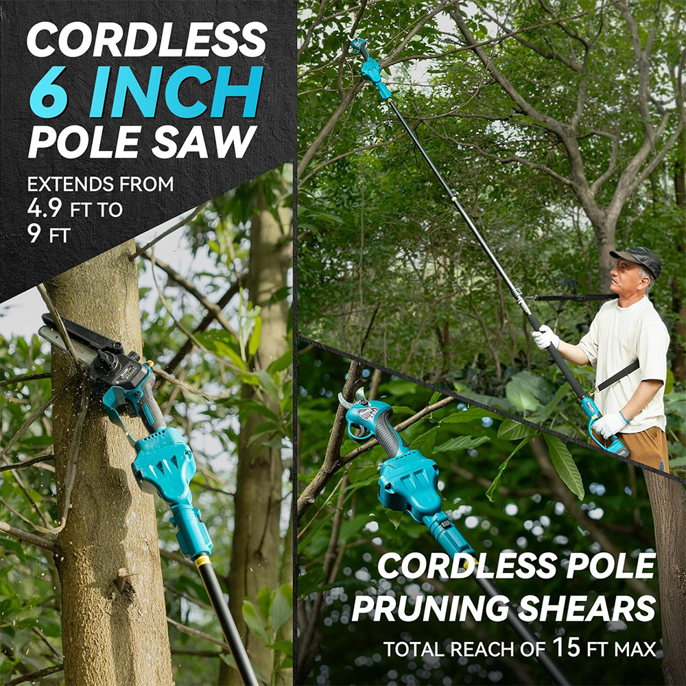 Seesii 3-in-1 Brushless Telesc - Gardening Tools Scissors avis et prix