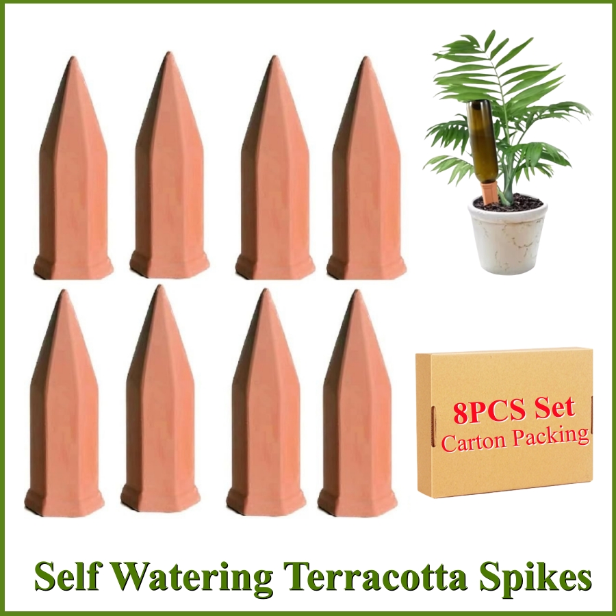 8 PCS Self Watering Terracotta - Gardening Tools Kit For Home Garden avis et prix