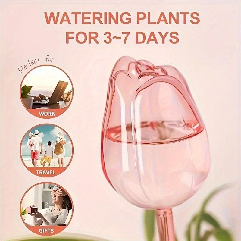 1/8pcs Premium Pink Self Water - Gardening Tools For Home avis et prix