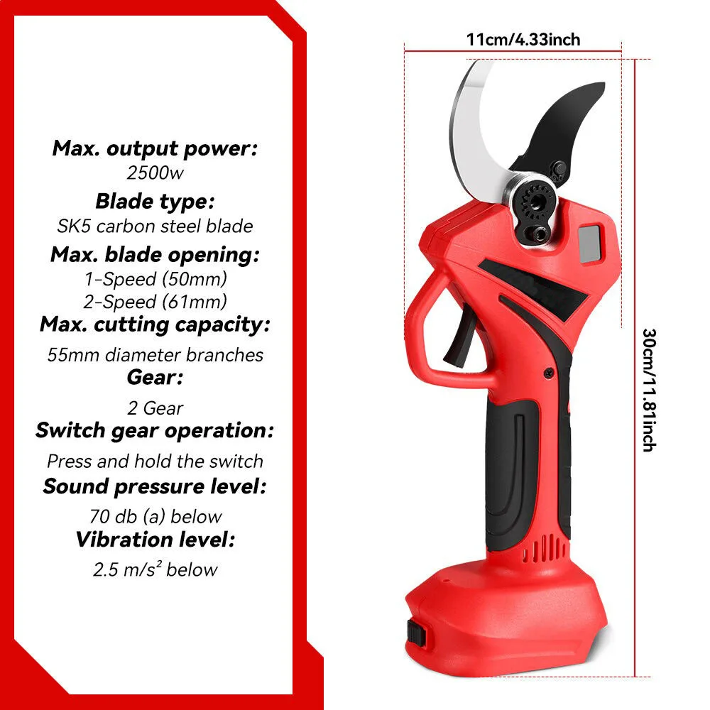 55mm Brushless Electric Scisso - Gardening Tools Cutter avis et prix