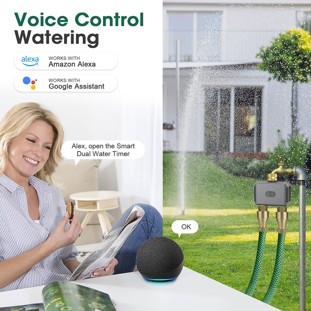 Tuya 2 Zone Watering Timer Gar - Gardening Tools For Home avis et prix