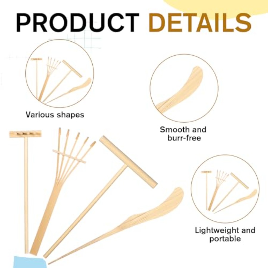 4 PCS Mini Sand Rake Zen Garde - Zen Gardening Tools avis et prix