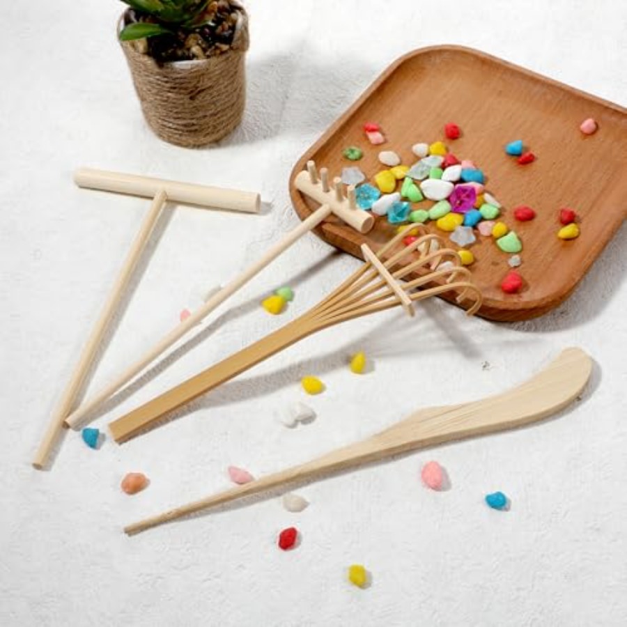 4 PCS Mini Sand Rake Zen Garde - Zen Gardening Tools avis et prix