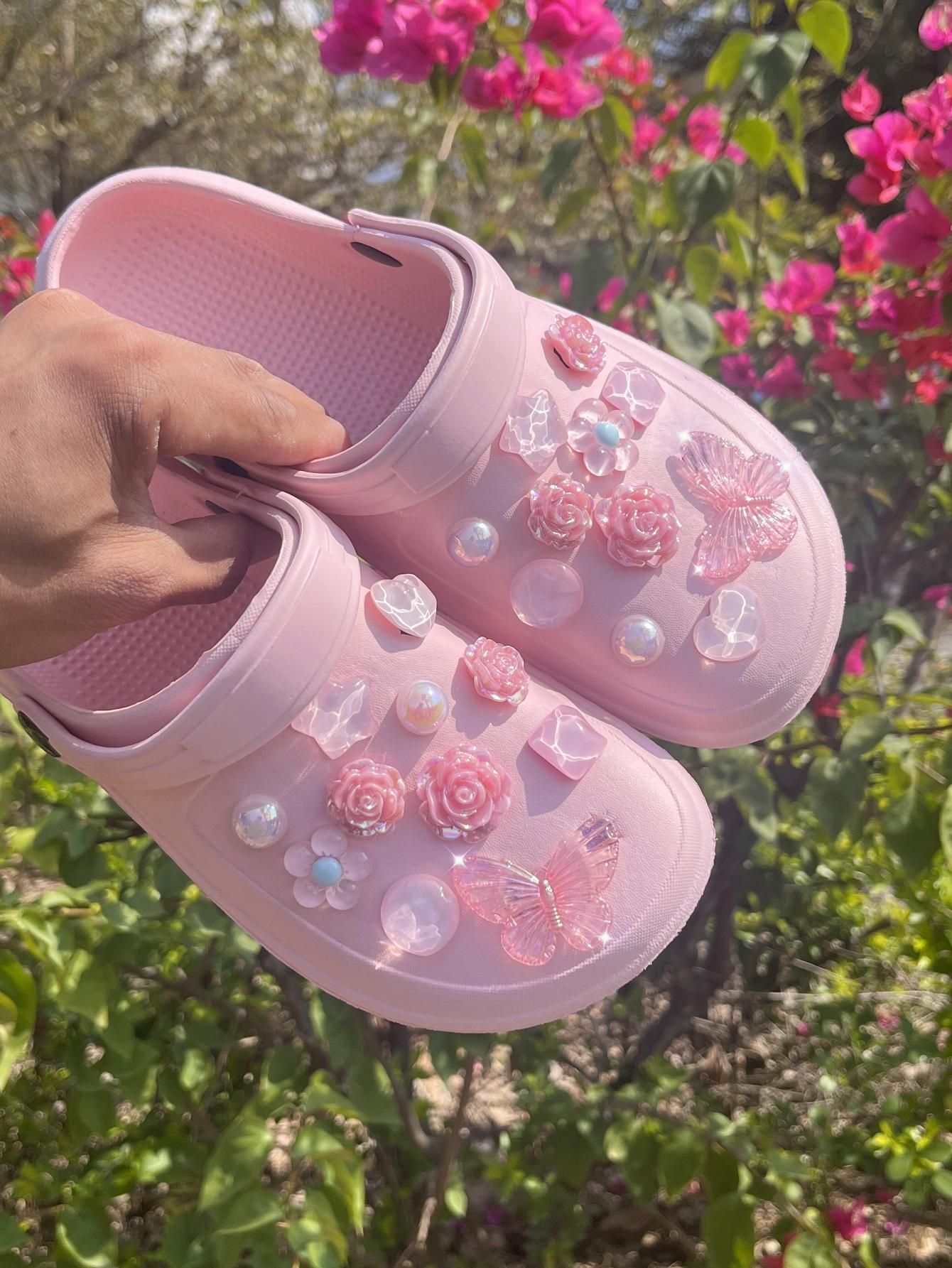 22 pcsbeach shoes Shoe Flower  - Gardening Tools Pink avis et prix